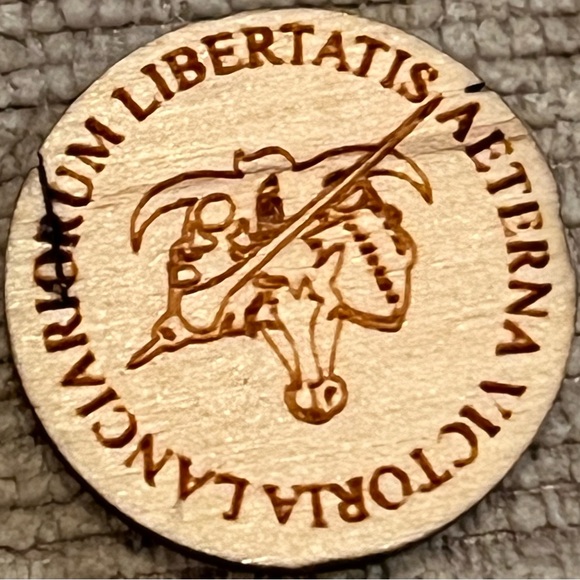 Silver Skull Coin Accessory - Picture 9 of 9